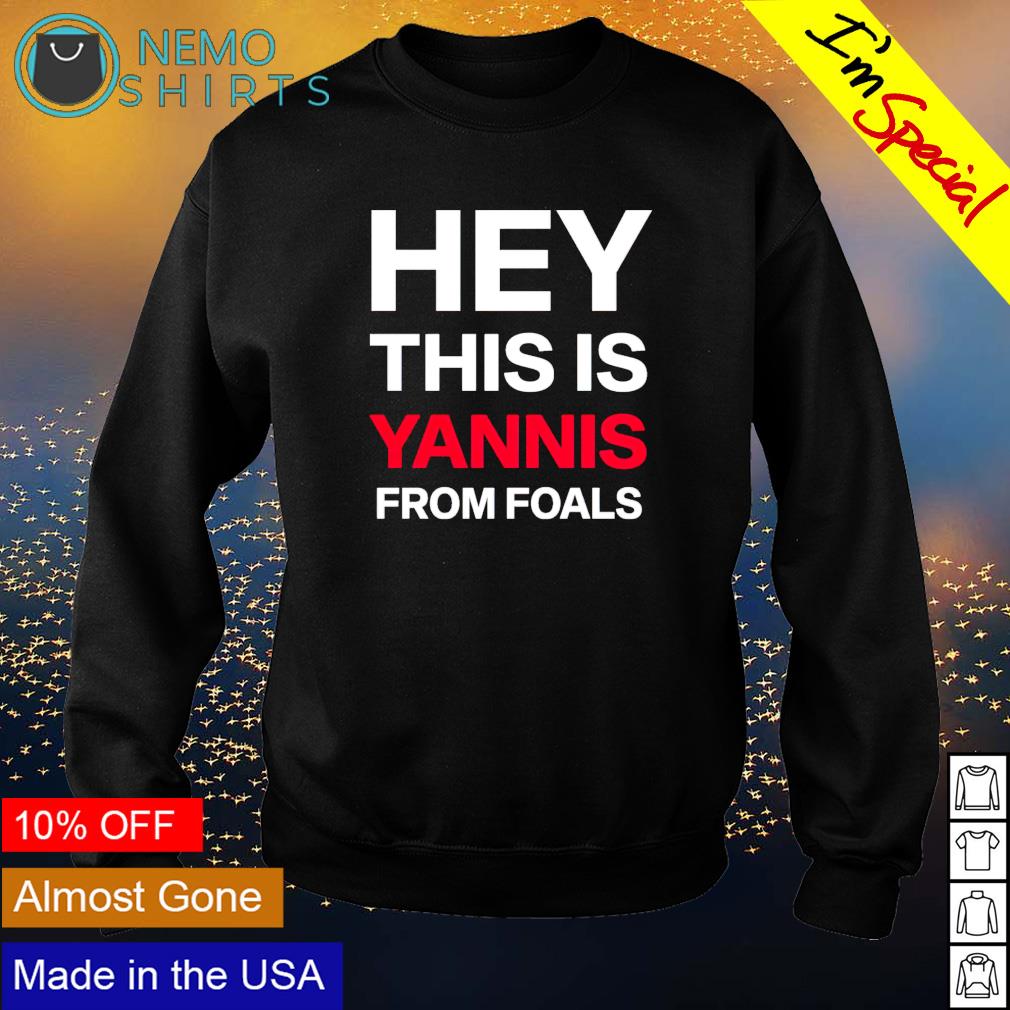 Hey this is yannis from foals lemieux - Adult & Kids T-Shirts, Sweatshirts & Hoodies apparel design preview 4