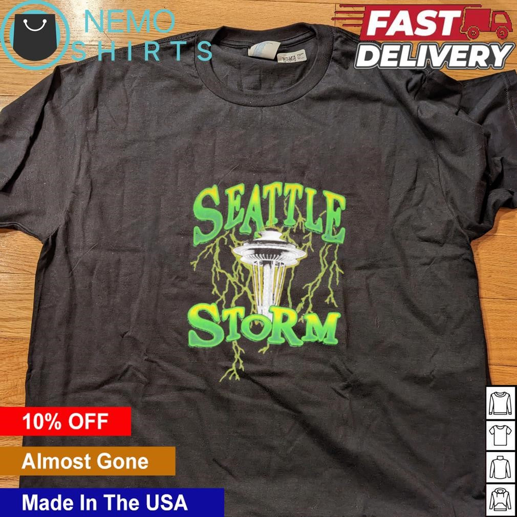 Seattle Storm storming - Adult & Kids T-Shirts, Sweatshirts & Hoodies apparel design preview 5