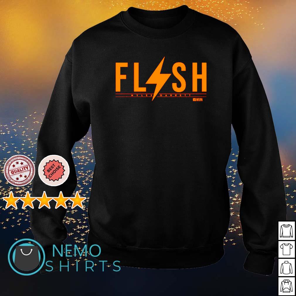 Myles Garrett flash - Adult & Kids T-Shirts, Sweatshirts & Hoodies apparel design preview 4