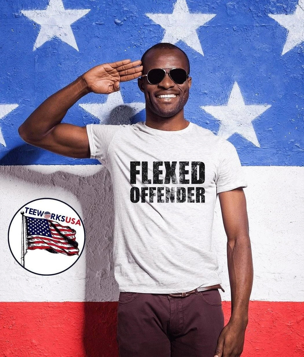 Flexed Offender Graphic Men's - Adult & Kids T-Shirts, Sweatshirts & Hoodies apparel design preview 1