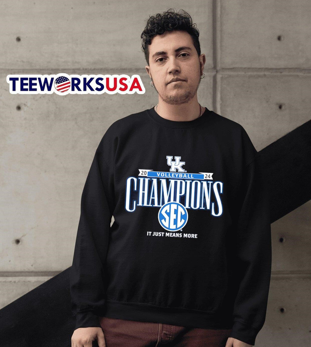 Kentucky Wildcats 2024 SEC Volleyball Regular Season - Adult & Kids T-Shirts, Sweatshirts & Hoodies apparel design preview 6