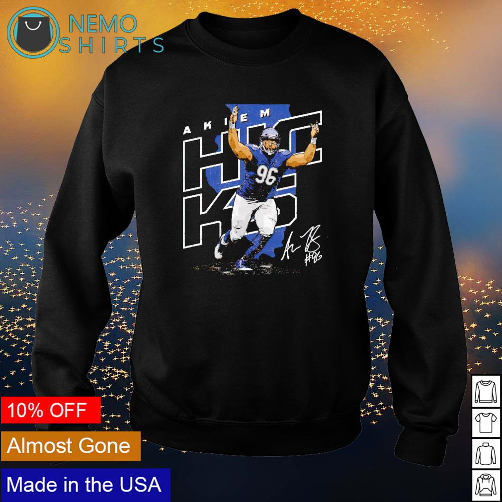 Chicago Football 96 Akiem Hicks signature - Adult & Kids T-Shirts, Sweatshirts & Hoodies apparel design preview 4