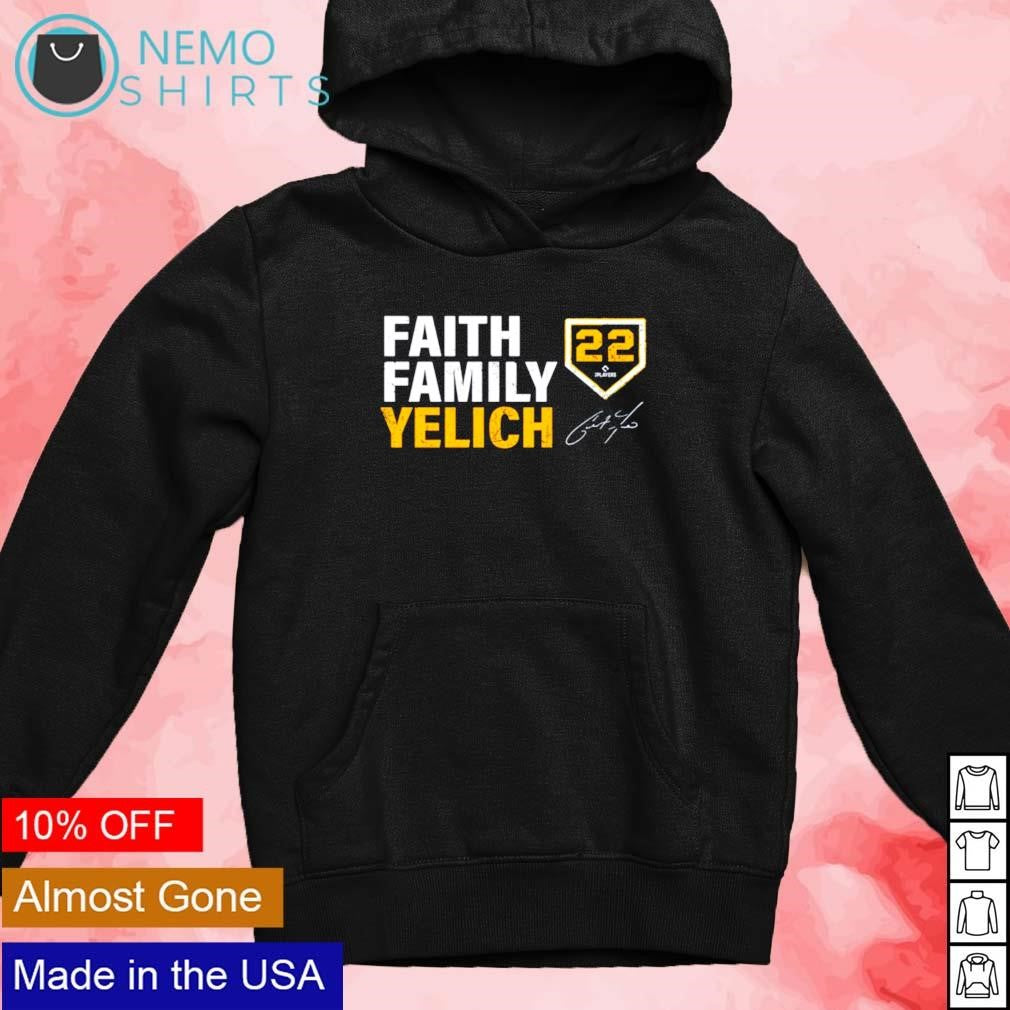 Faith family Yelich 22 signature - Adult & Kids T-Shirts, Sweatshirts & Hoodies apparel design preview 4