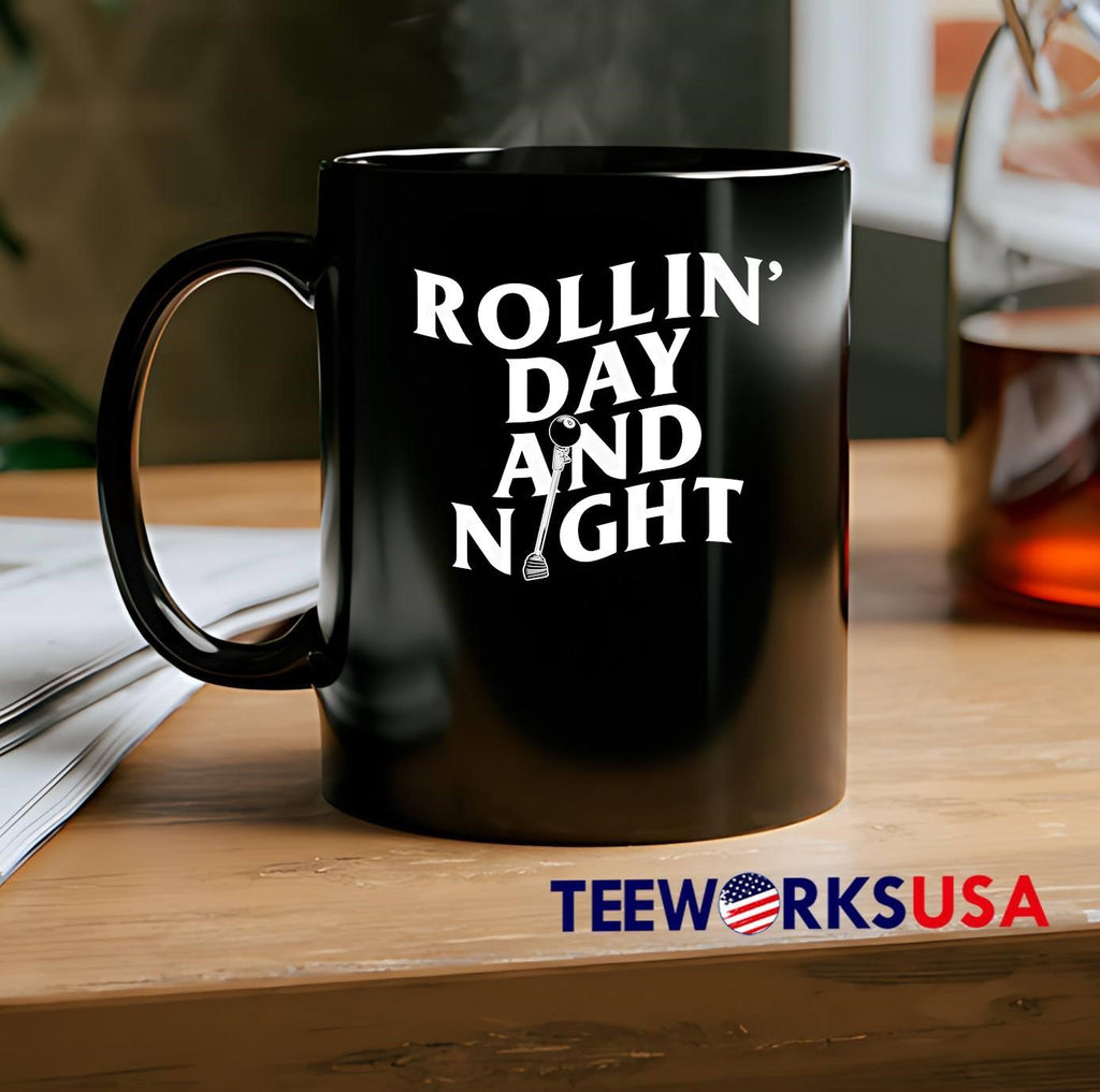 Rollin' Day and Night 8-Ball Gear Shifter - Adult & Kids T-Shirts, Sweatshirts & Hoodies apparel design preview 2