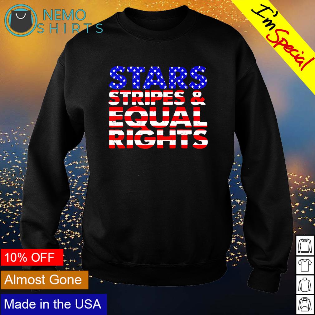 Stars stripes and equal rights American flag - Adult & Kids T-Shirts, Sweatshirts & Hoodies apparel design preview 4