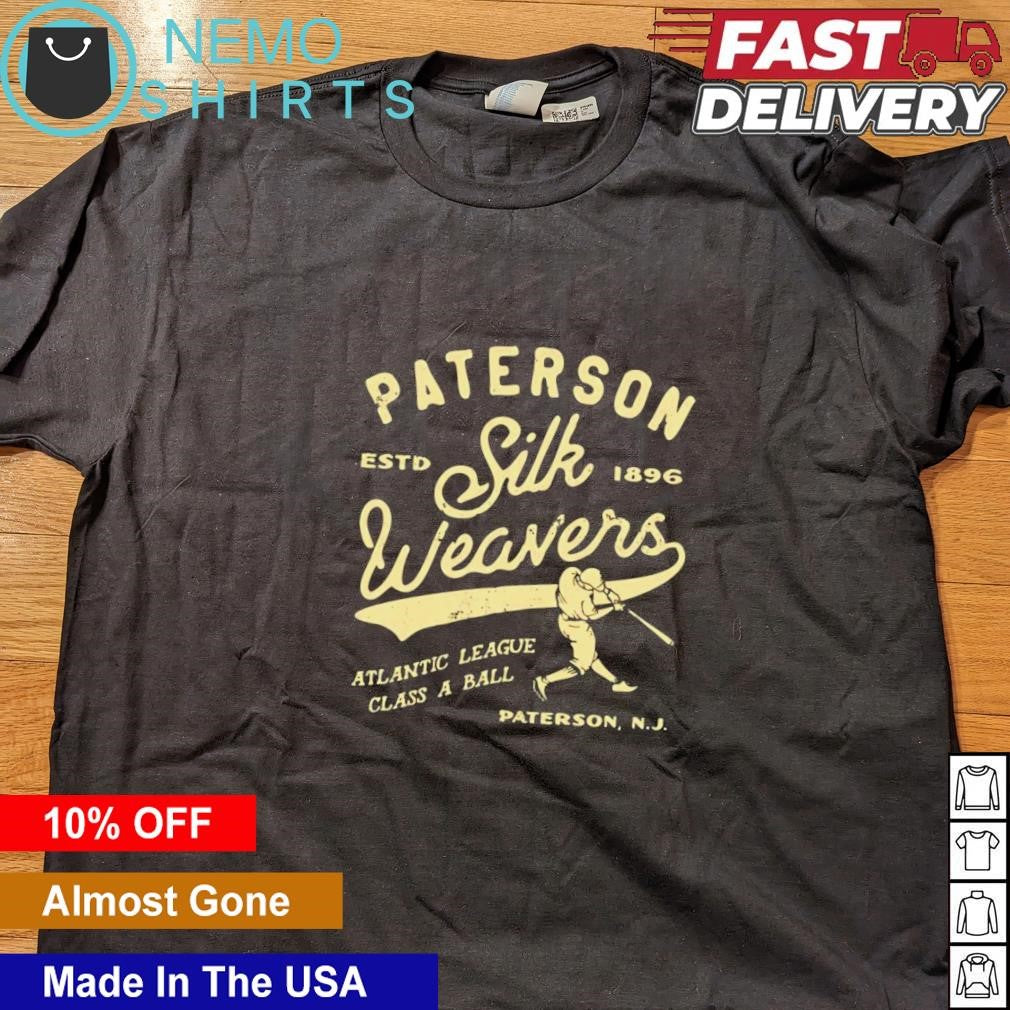 Paterson Silk Weavers Atlantic league class a ball - Adult & Kids T-Shirts, Sweatshirts & Hoodies apparel design preview 4