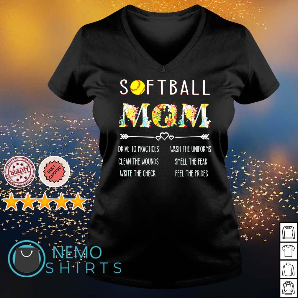 Softball Mom drive to practives - Adult & Kids T-Shirts, Sweatshirts & Hoodies apparel design preview 5