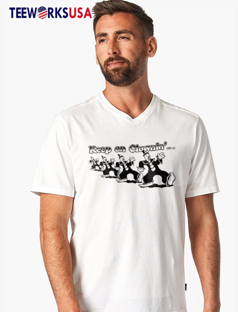 Keep On Clownin Dancing Clowns - Adult & Kids T-Shirts, Sweatshirts & Hoodies apparel design preview 7