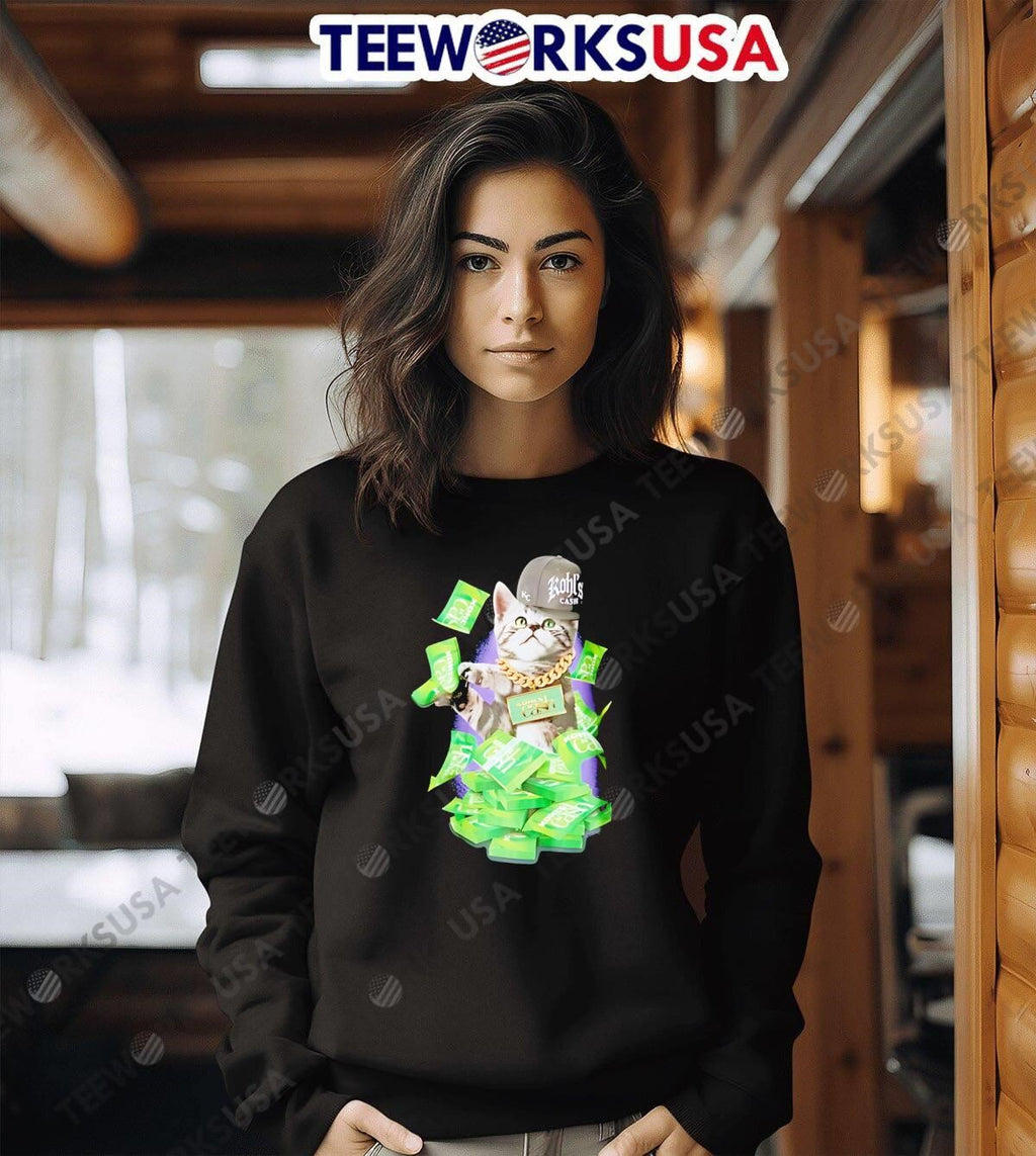 Kohls cash kitty graphic funny cat - Adult & Kids T-Shirts, Sweatshirts & Hoodies apparel design preview 6