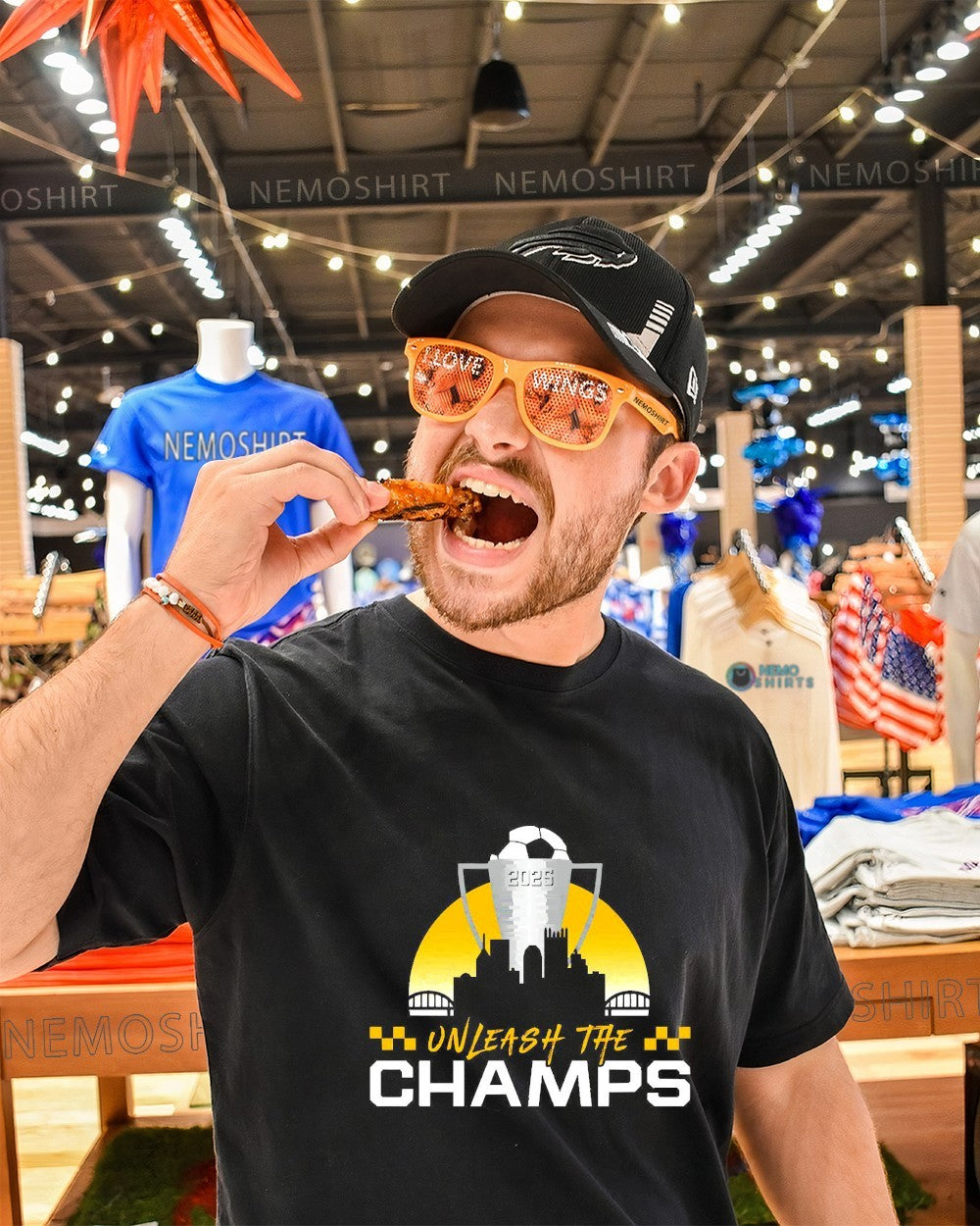 Unleash the champs 2025 trophy - Adult & Kids T-Shirts, Sweatshirts & Hoodies apparel design preview 1