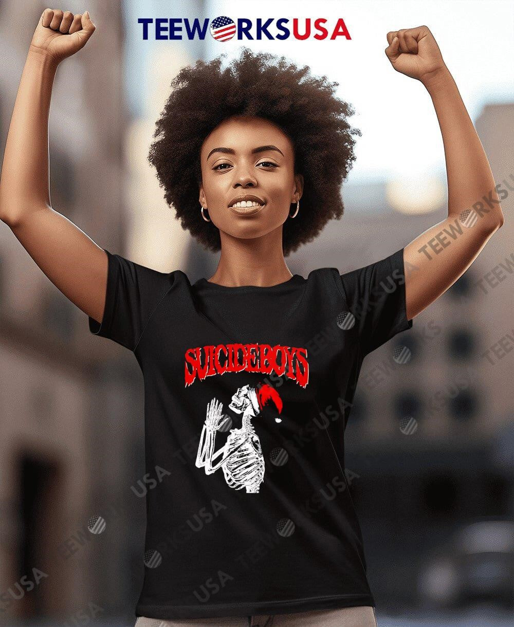 Suicideboys Skeleton christmas - Adult & Kids T-Shirts, Sweatshirts & Hoodies apparel design preview 7