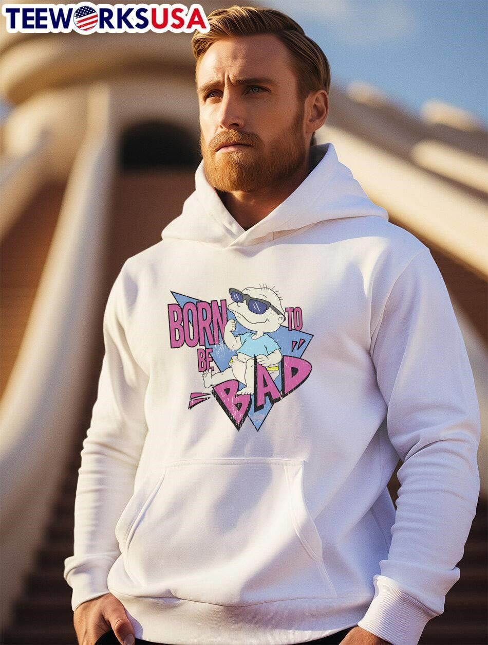 Clay Born to be Bad Tommy Pickles Rugrats - Adult & Kids T-Shirts, Sweatshirts & Hoodies apparel design preview 2