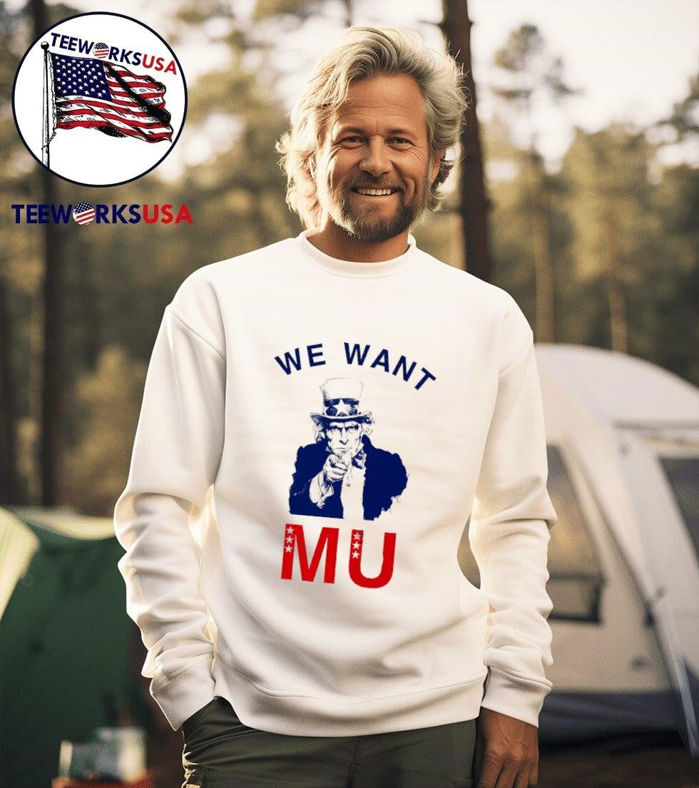 Uncle Sam we want MU - Adult & Kids T-Shirts, Sweatshirts & Hoodies apparel design preview 3