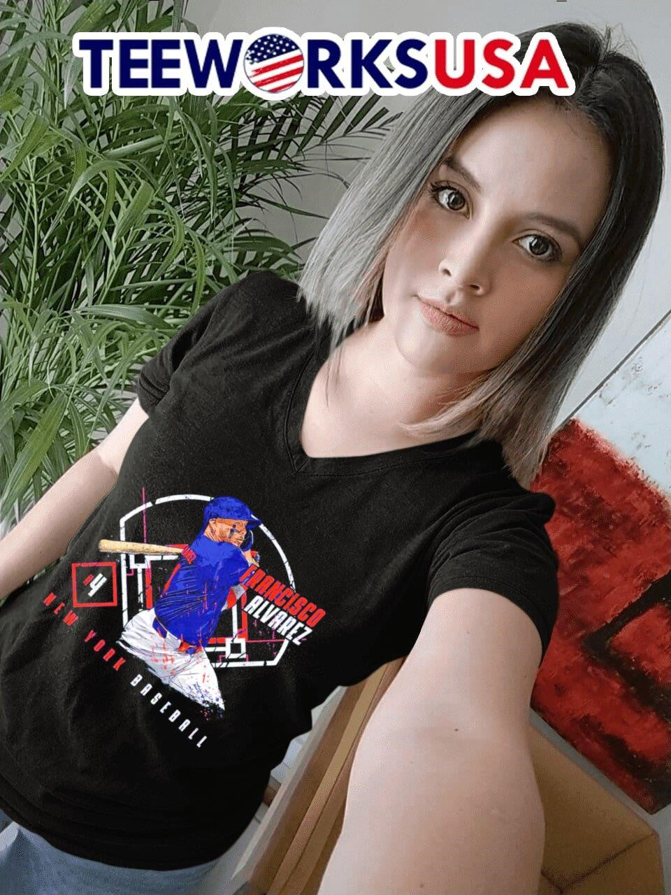 Francisco Alvarez New York Mets 4 ballpark - Adult & Kids T-Shirts, Sweatshirts & Hoodies apparel design preview 4