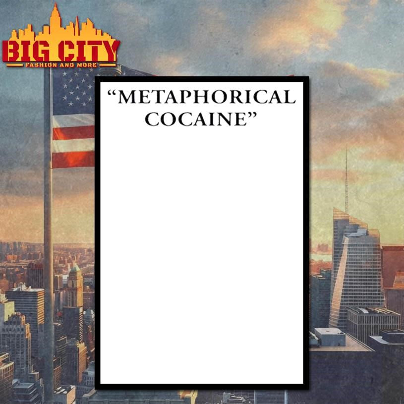 Metaphorical Cocaine - Adult & Kids T-Shirts, Sweatshirts & Hoodies apparel design preview 4