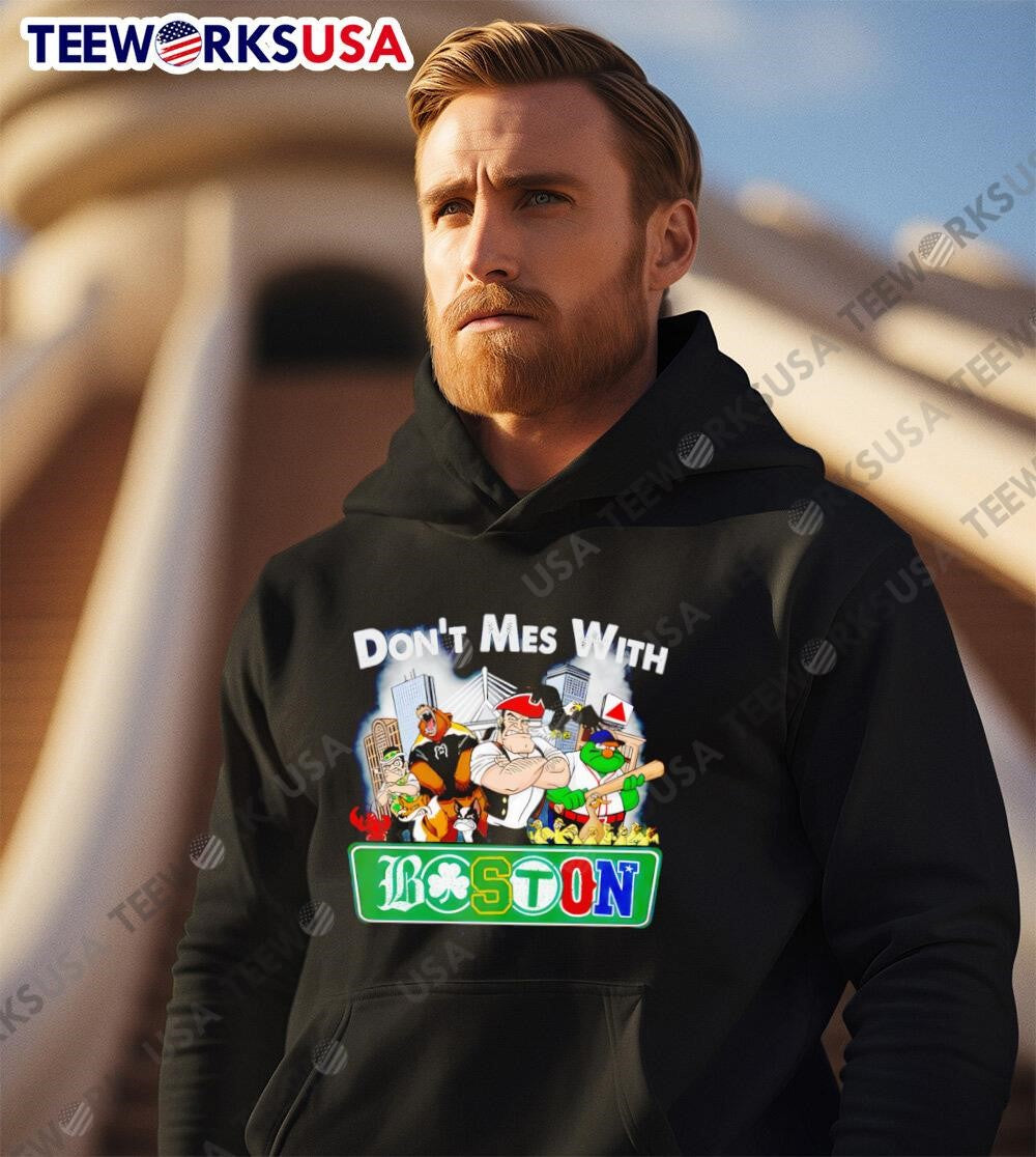 Boston don't mes with Skyline - Adult & Kids T-Shirts, Sweatshirts & Hoodies apparel design preview 2
