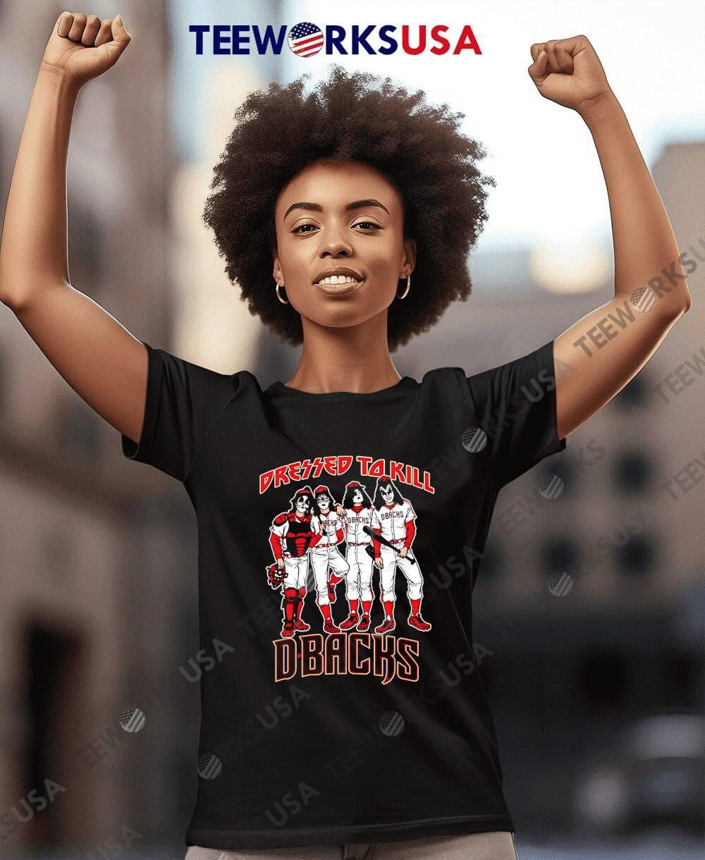 Arizona Diamondbacks Dressed to Kill - Adult & Kids T-Shirts, Sweatshirts & Hoodies apparel design preview 8