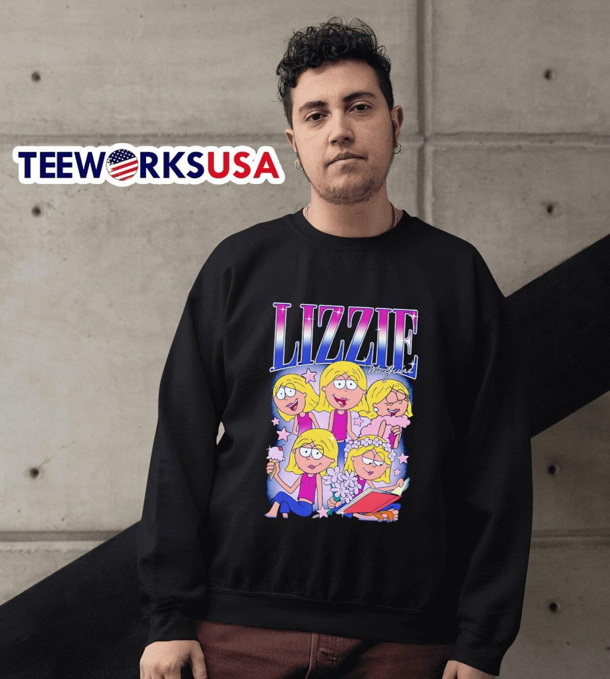 Lizzie McGuire Multi-Portrait - Adult & Kids T-Shirts, Sweatshirts & Hoodies apparel design preview 6