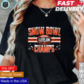 Cleveland Browns snow bowl champ 2024 - Adult & Kids T-Shirts, Sweatshirts & Hoodies apparel design preview 1