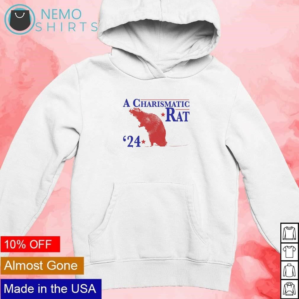 A charismatic rat 2024 - Adult & Kids T-Shirts, Sweatshirts & Hoodies apparel design preview 2