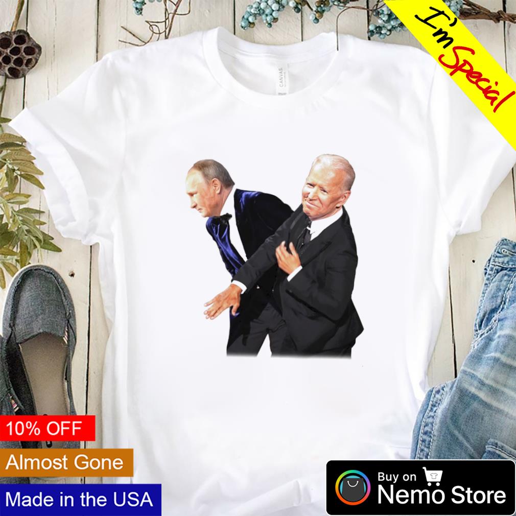 Biden slapped Putin - Adult & Kids T-Shirts, Sweatshirts & Hoodies apparel design preview 1