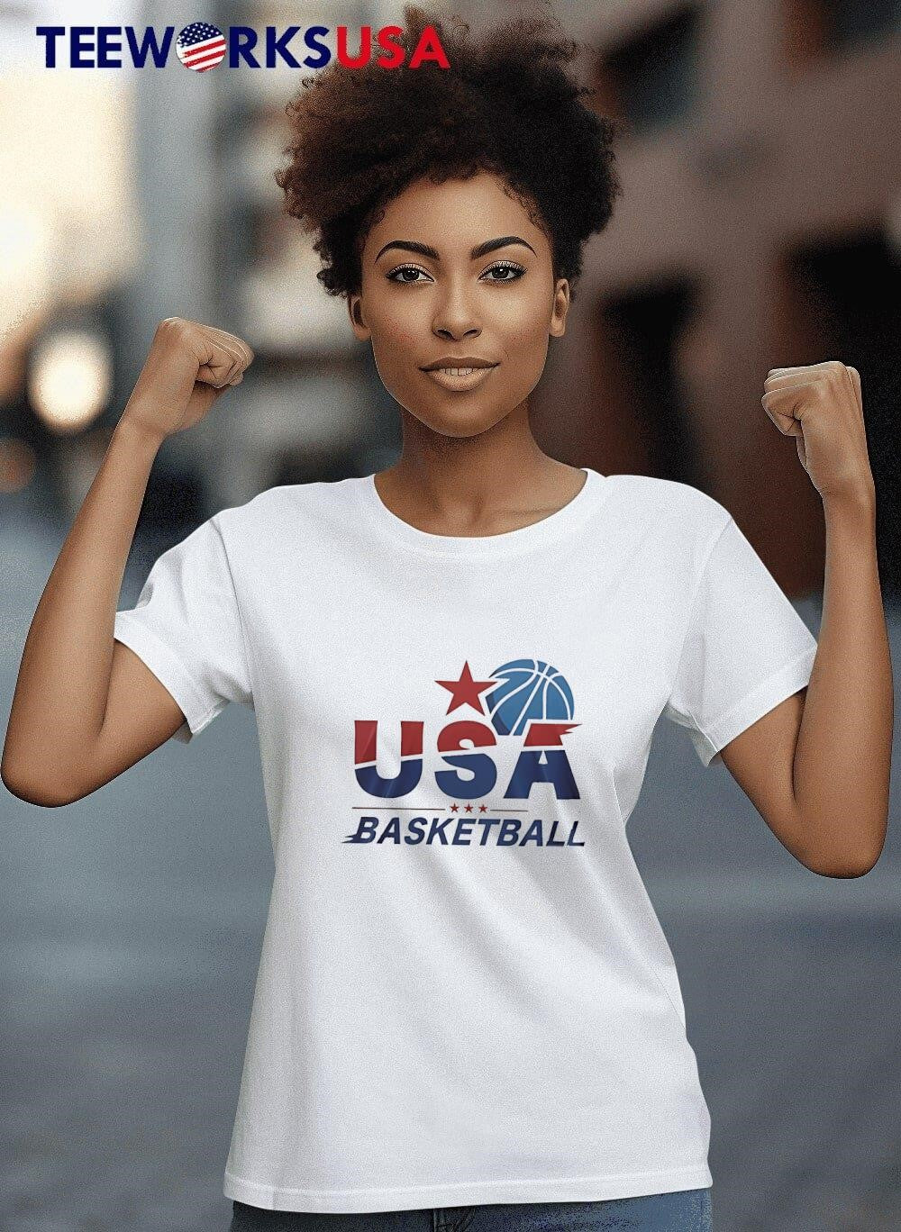 United States Baseketball Olympic Team - Adult & Kids T-Shirts, Sweatshirts & Hoodies apparel design preview 4