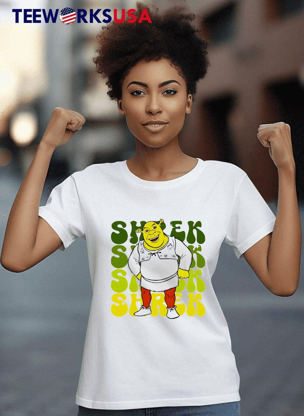 Shrek repeat cartoon cute - Adult & Kids T-Shirts, Sweatshirts & Hoodies apparel design preview 8