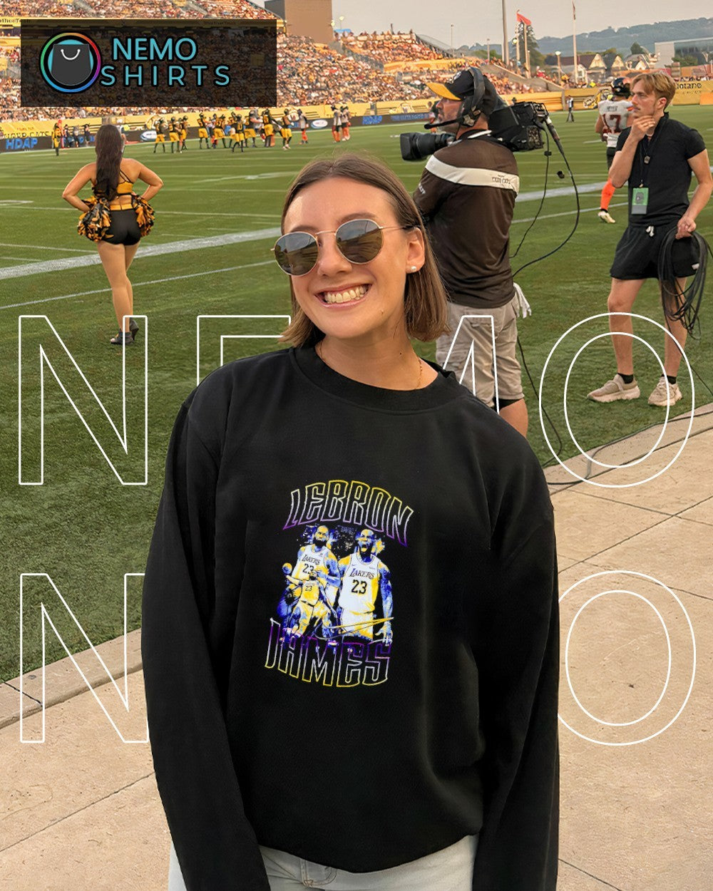 LeBron James Los Angeles Lakers player retro graphic - Adult & Kids T-Shirts, Sweatshirts & Hoodies apparel design preview 4
