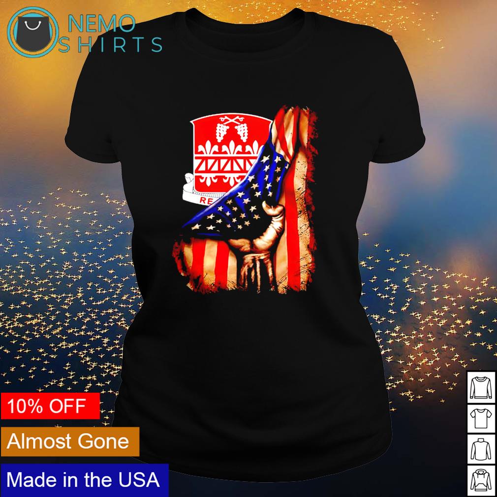 926th Engineer Battalion American flag - Adult & Kids T-Shirts, Sweatshirts & Hoodies apparel design preview 3