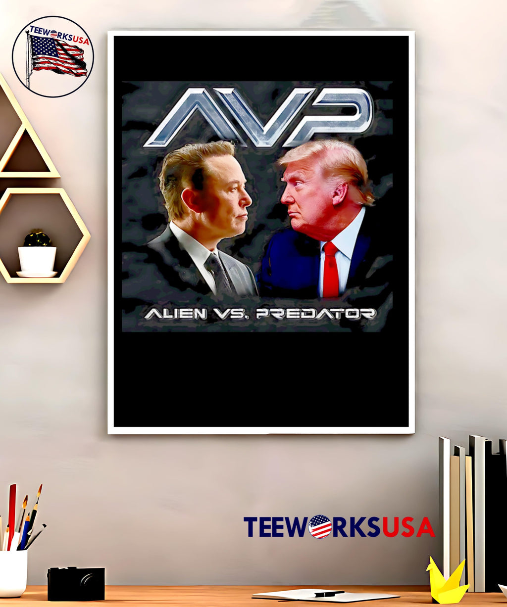 AVP Alien vs Predator Trump Elon - Adult & Kids T-Shirts, Sweatshirts & Hoodies apparel design preview 5