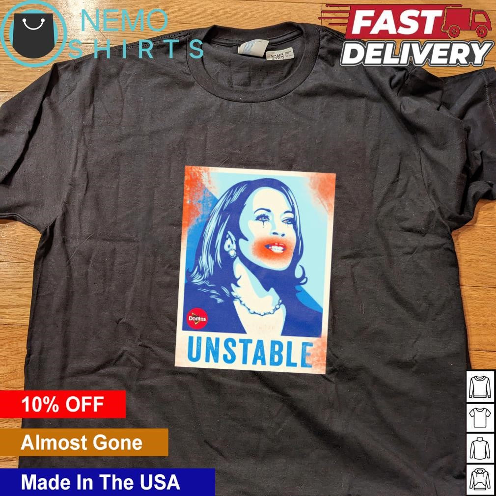 Unstable Kamala Harris - Adult & Kids T-Shirts, Sweatshirts & Hoodies apparel design preview 4