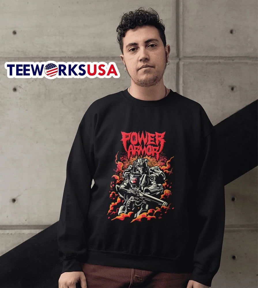 Radioactive Power Fallout Gamer - Adult & Kids T-Shirts, Sweatshirts & Hoodies apparel design preview 5