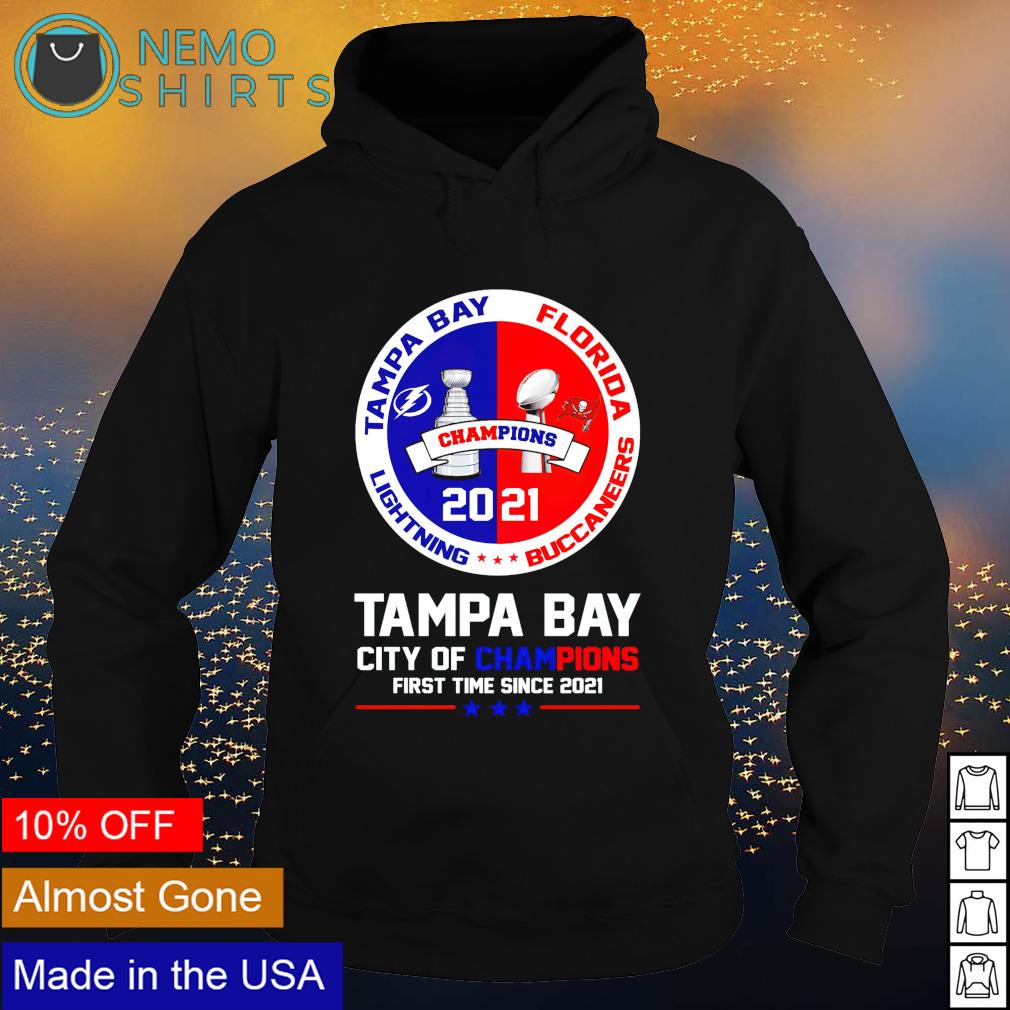 Tampa Bay city of champions first time since 2021 - Adult & Kids T-Shirts, Sweatshirts & Hoodies apparel design preview 2