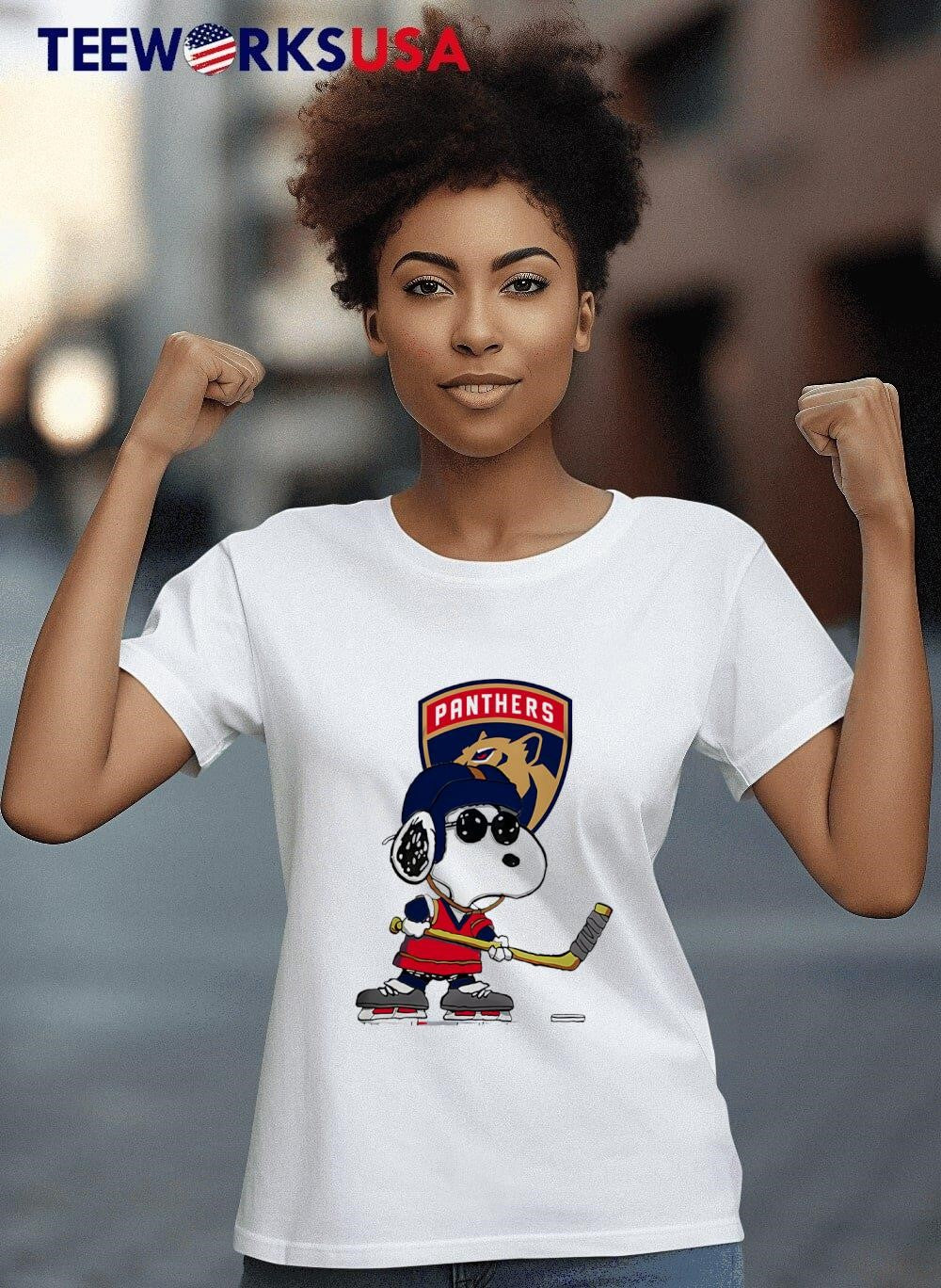 Florida Panthers Peanuts Snoopy - Adult & Kids T-Shirts, Sweatshirts & Hoodies apparel design preview 8