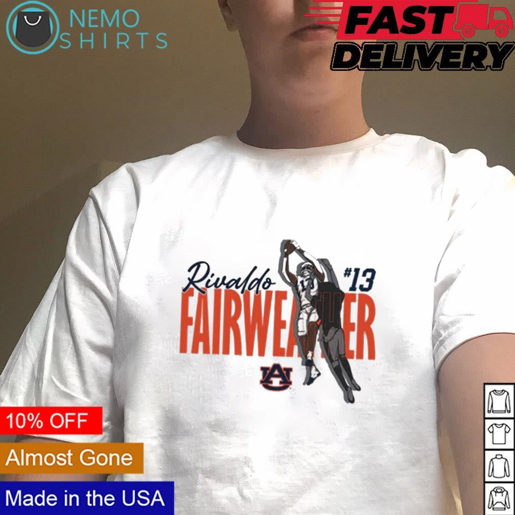 Rivaldo Fairweather no 13 Auburn Tigers touchdown - Adult & Kids T-Shirts, Sweatshirts & Hoodies apparel design preview 4