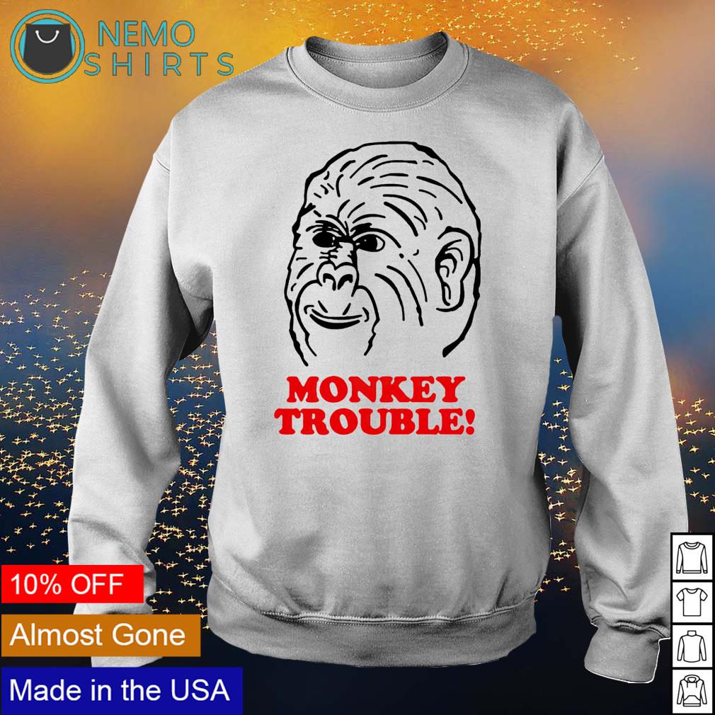 Monkey trouble - Adult & Kids T-Shirts, Sweatshirts & Hoodies apparel design preview 4