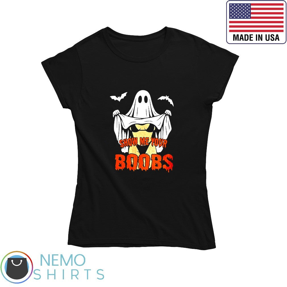 Show me your boobs halloween - Adult & Kids T-Shirts, Sweatshirts & Hoodies apparel design preview 4