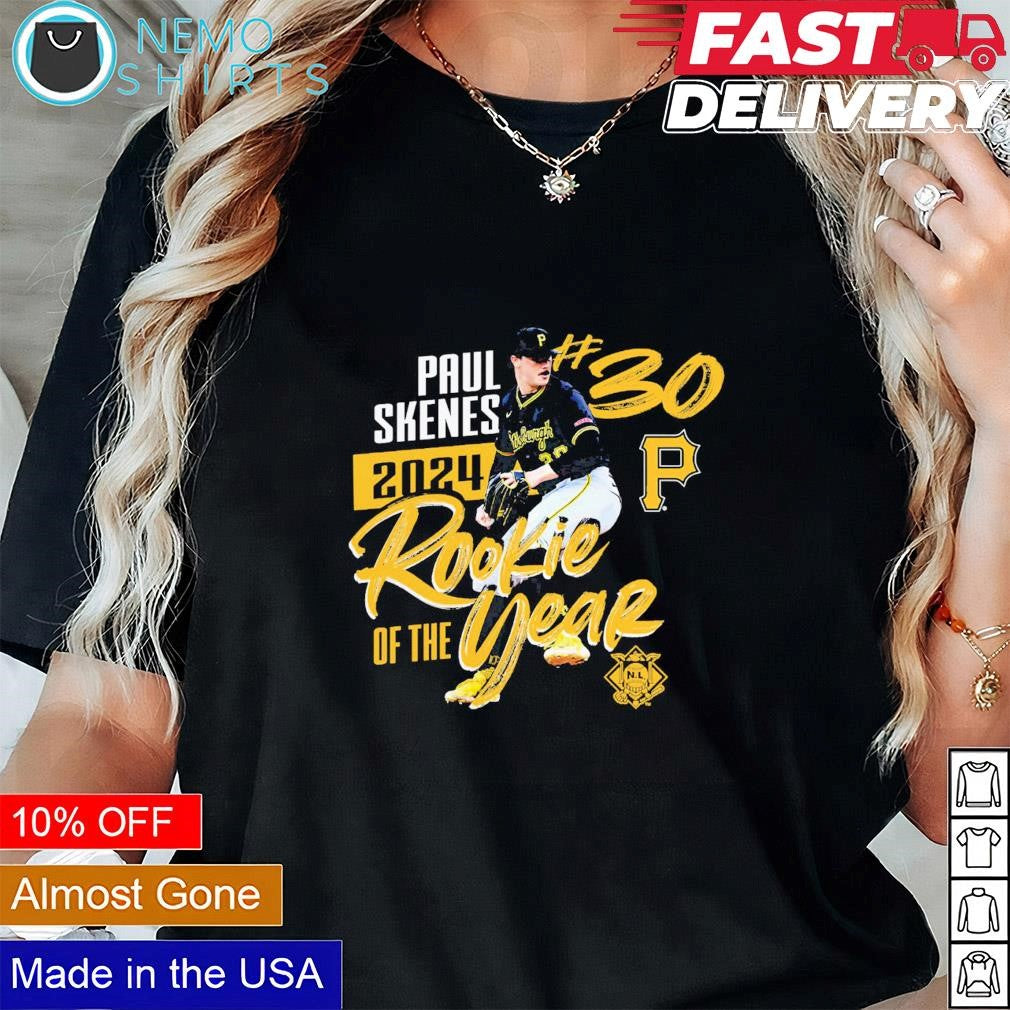 Paul Skenes Pittsburgh Pirates 2024 National League - Adult & Kids T-Shirts, Sweatshirts & Hoodies apparel design preview 1