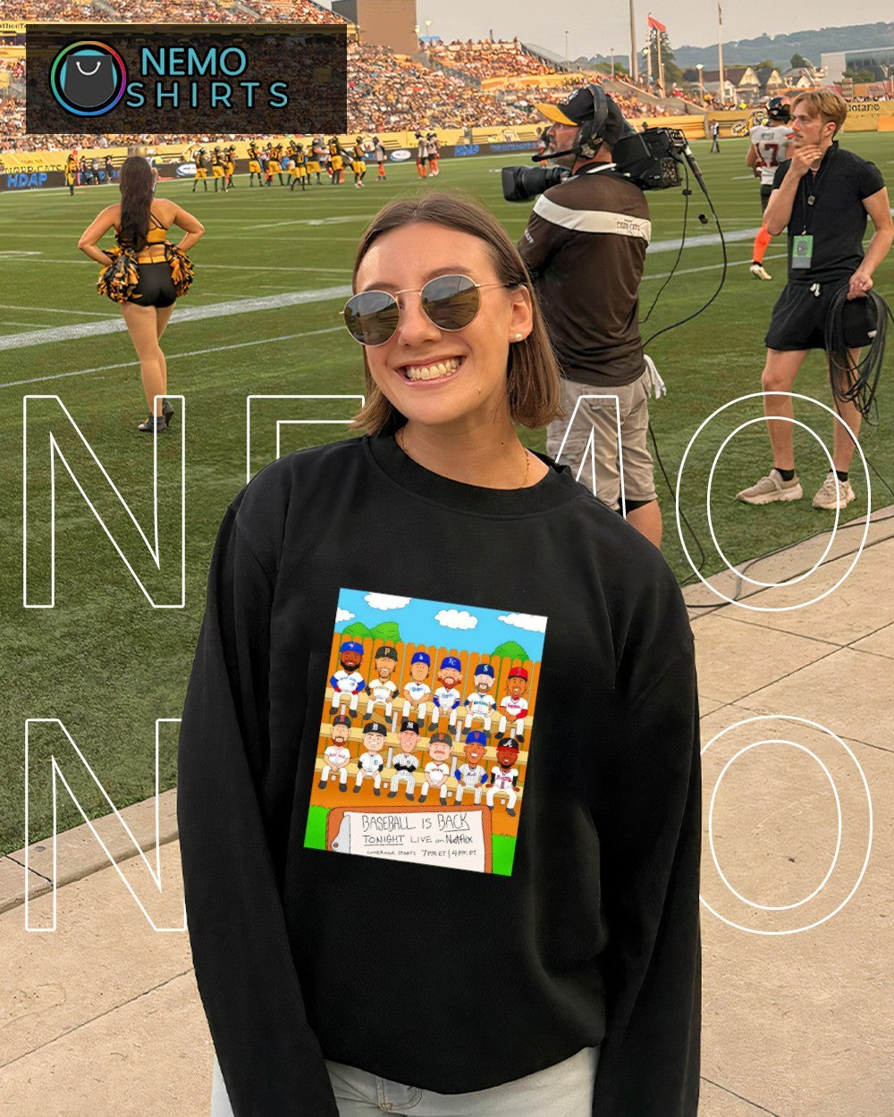 Backyard baseball is back 2026 Opening Night matchup - Adult & Kids T-Shirts, Sweatshirts & Hoodies apparel design preview 4