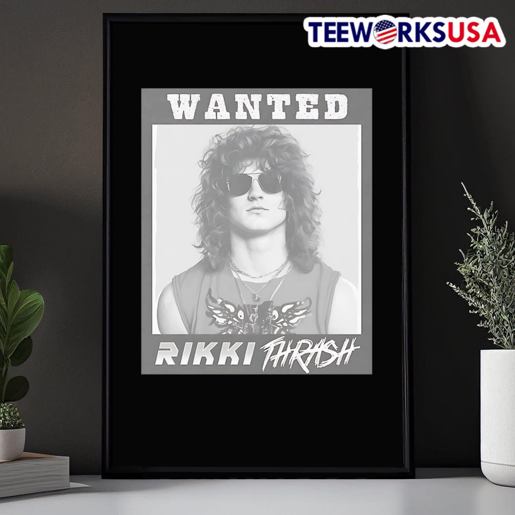 Wanted Rikki Thrash - Adult & Kids T-Shirts, Sweatshirts & Hoodies apparel design preview 5