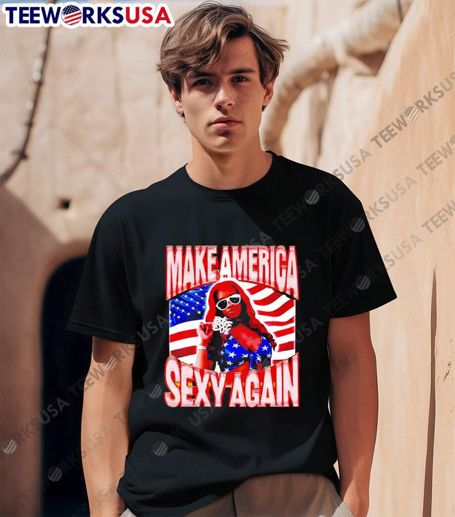 Make America sexyy again - Adult & Kids T-Shirts, Sweatshirts & Hoodies apparel design preview 1