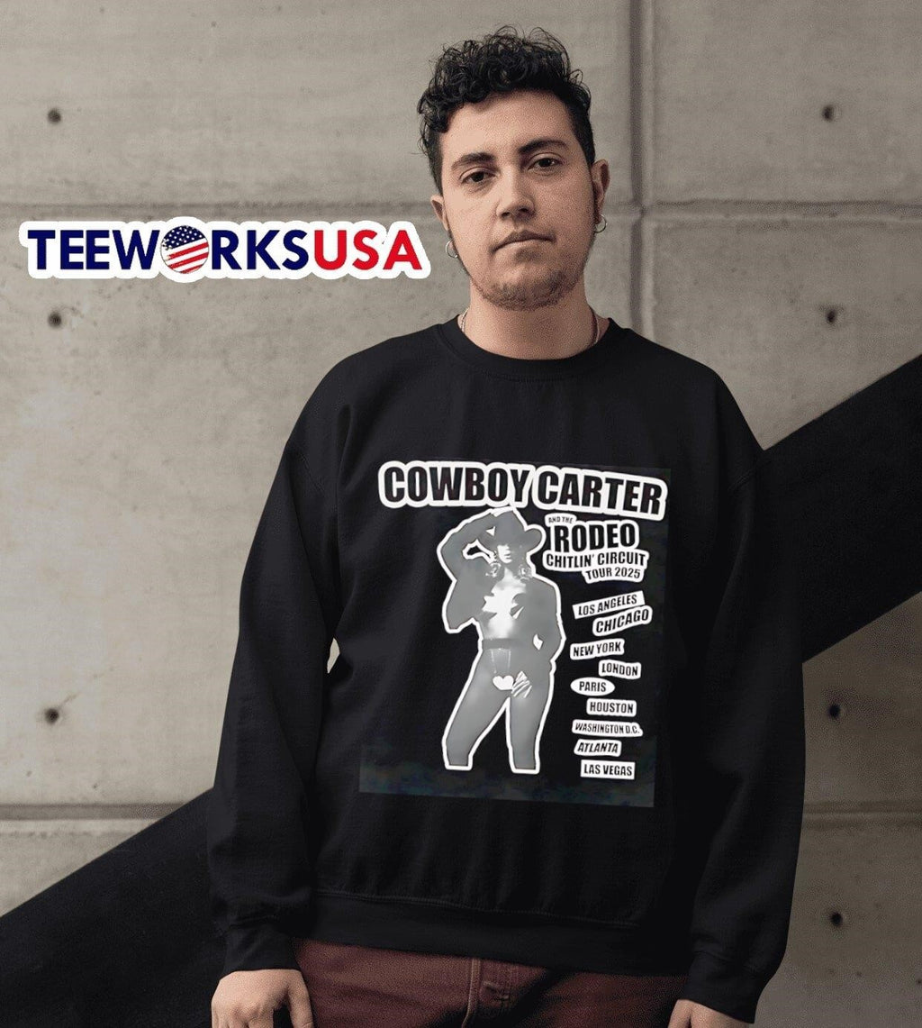 Cowboy Carter and the Rodeo chitlin' circuit tour - Adult & Kids T-Shirts, Sweatshirts & Hoodies apparel design preview 6
