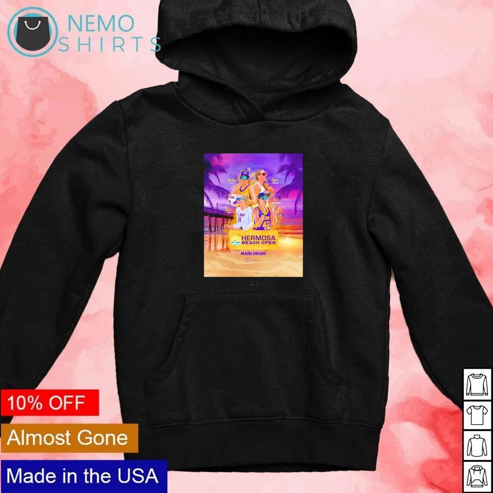 LSU Beach volleyball Hermosa Open - Adult & Kids T-Shirts, Sweatshirts & Hoodies apparel design preview 2
