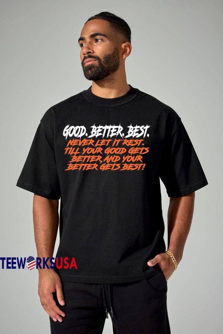 Good Better Best Chicago Bears repeat - Adult & Kids T-Shirts, Sweatshirts & Hoodies apparel design preview 1