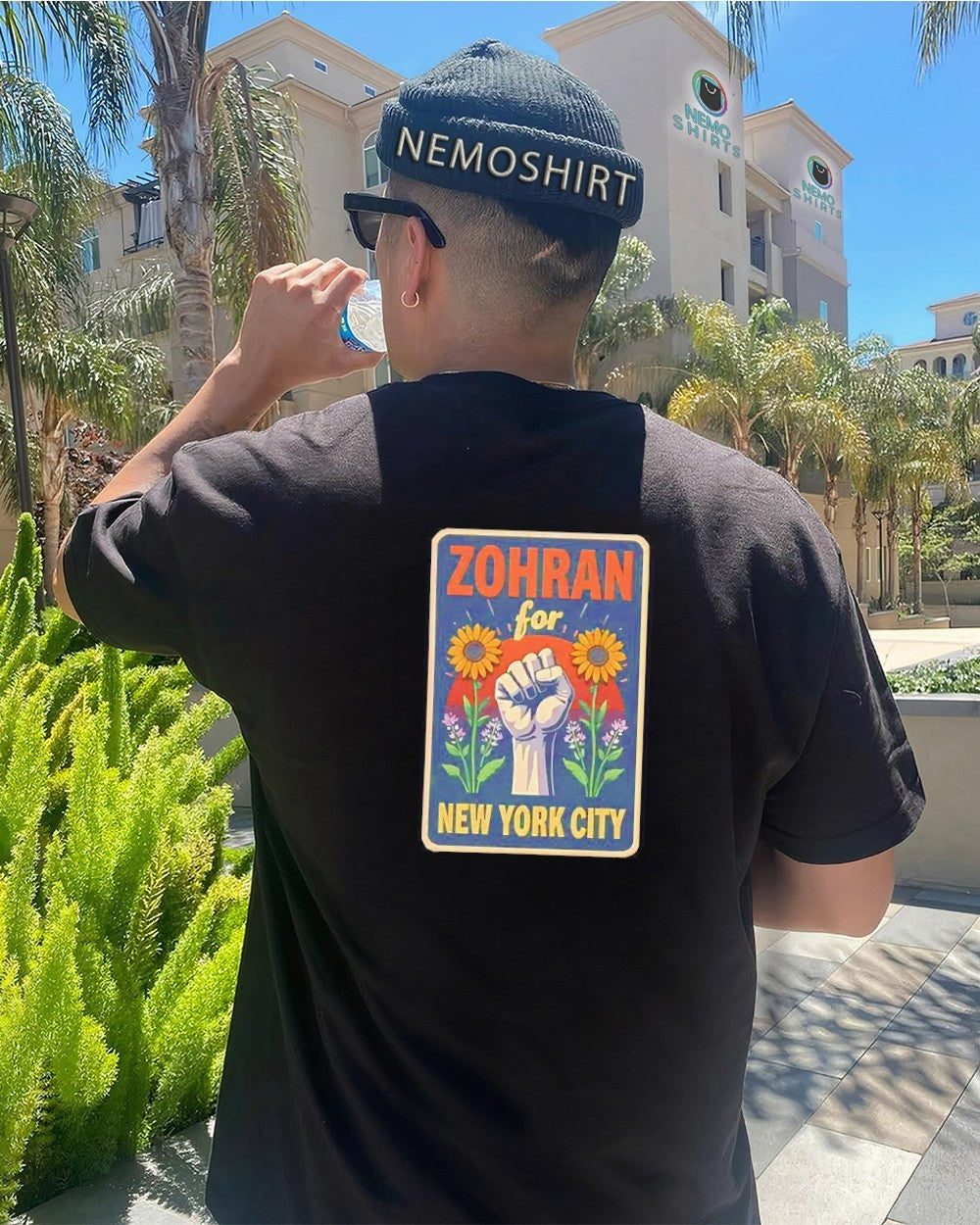 Zohran Mamdani for NYC Mayor 2025 campaign - Adult & Kids T-Shirts, Sweatshirts & Hoodies apparel design preview 4