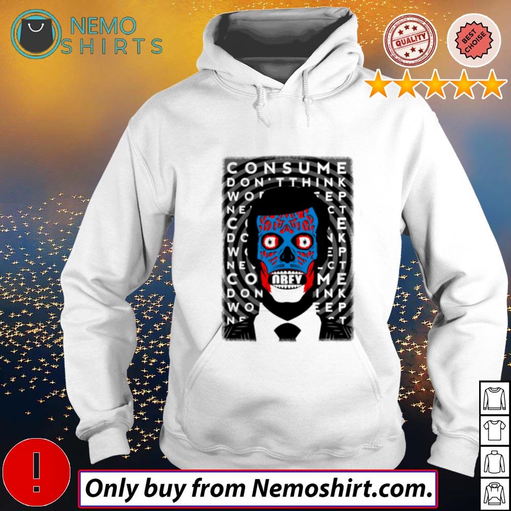 Obey consume don't think - Adult & Kids T-Shirts, Sweatshirts & Hoodies apparel design preview 2
