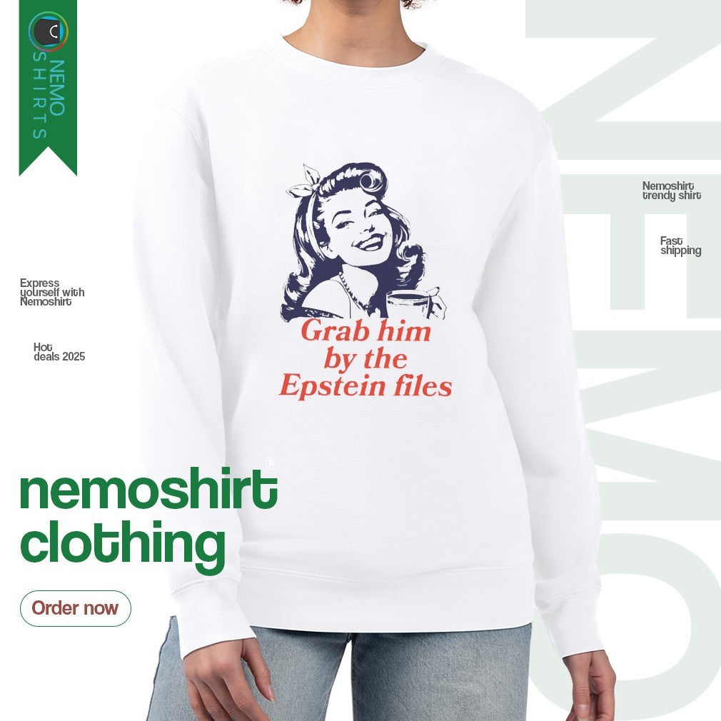 Grab him by the Epstein files - Adult & Kids T-Shirts, Sweatshirts & Hoodies apparel design preview 4