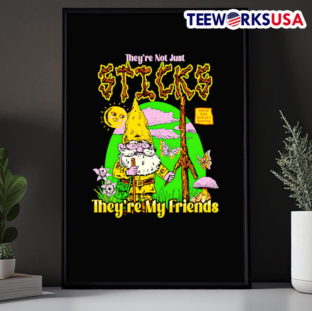 They're not just sticks my friends - Adult & Kids T-Shirts, Sweatshirts & Hoodies apparel design preview 5