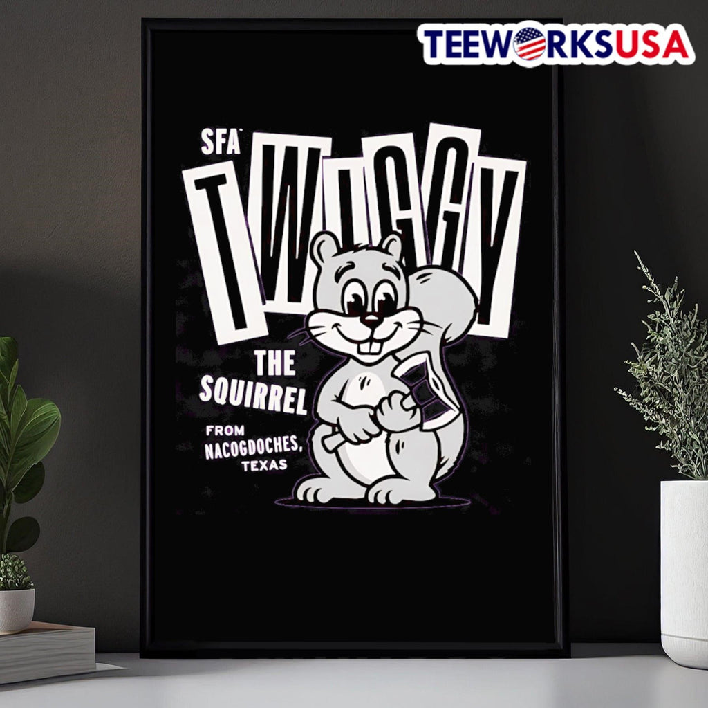 Stephen F. Austin Twiggy the Campus Squirrel - Adult & Kids T-Shirts, Sweatshirts & Hoodies apparel design preview 5
