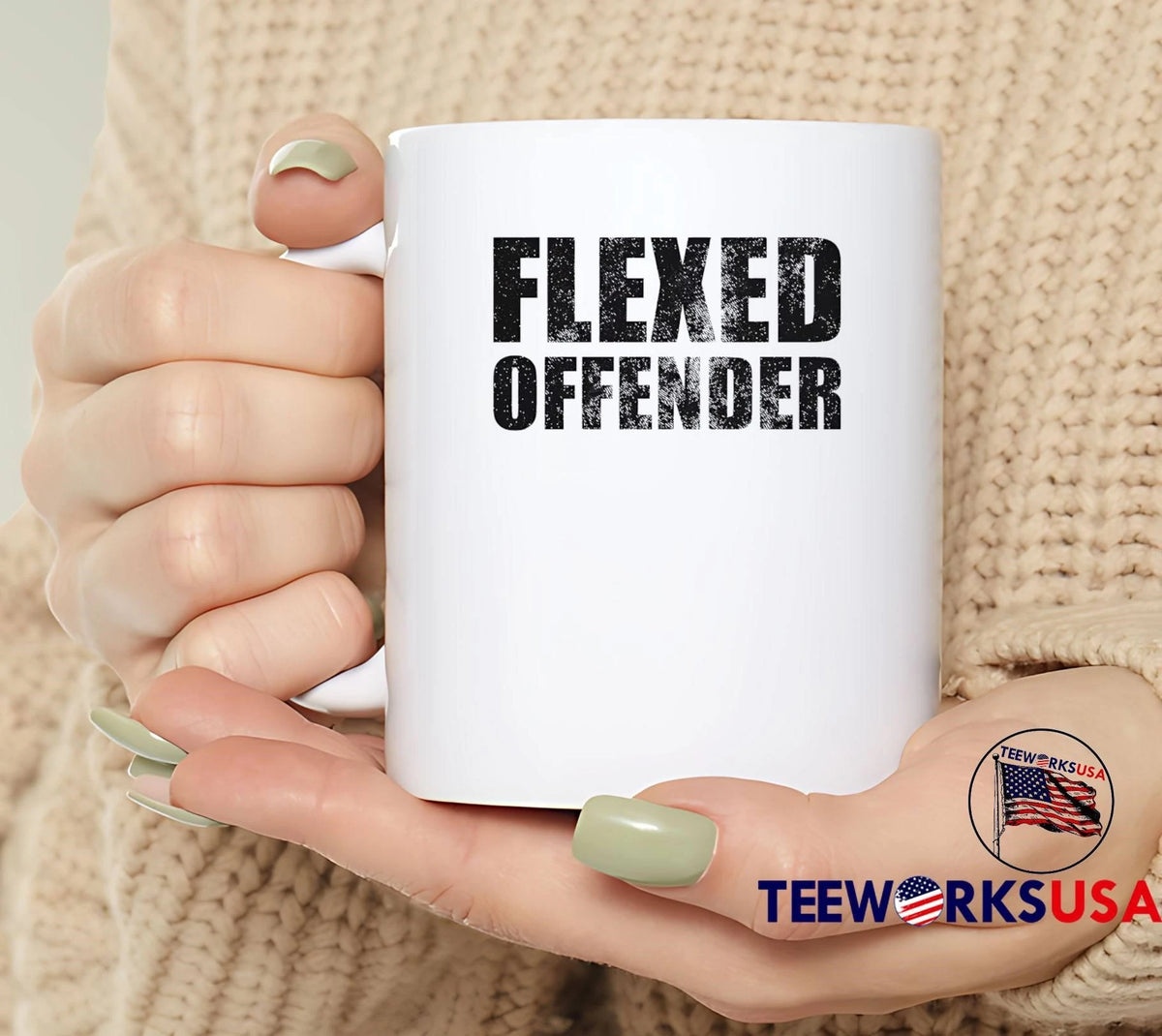 Flexed Offender Graphic Men's - Adult & Kids T-Shirts, Sweatshirts & Hoodies apparel design preview 4